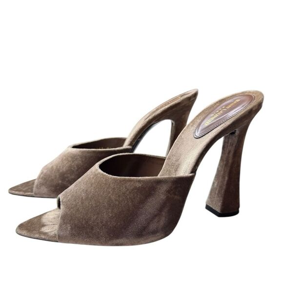 NWT Saint Laurent Suite Mule Sandal (12) - Picture 6 of 11